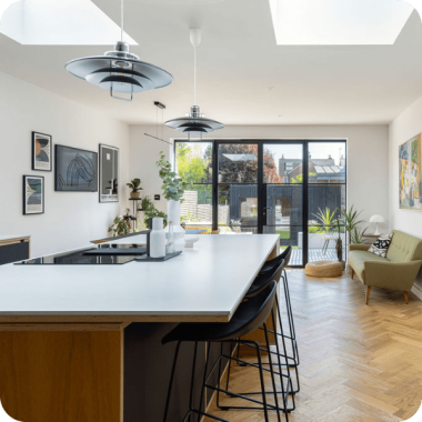 The best colour ideas for an open-plan living space