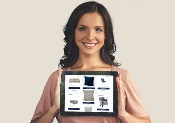 Shop your design and access our free personal shopping support service for complete peace of mind