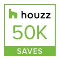 50,000 Houzz saves badge